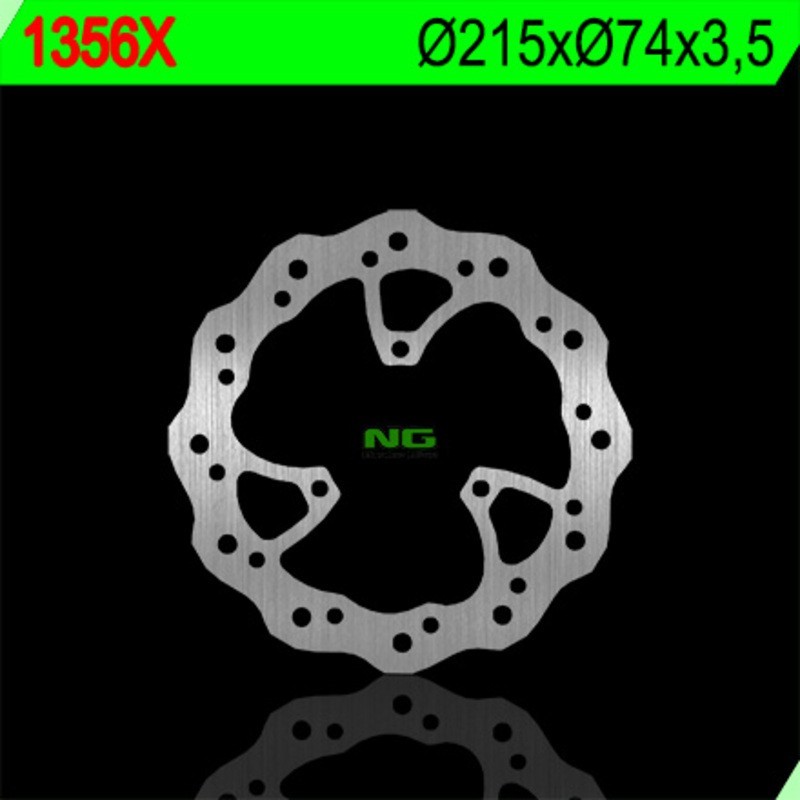 NG BRAKES disco freno ondulato fisso - ref 1356X
