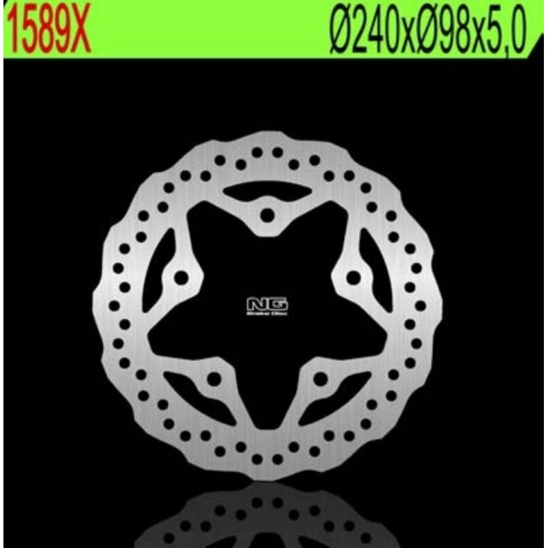 NG BRAKES disco freno ondulato fisso - ref 1589X