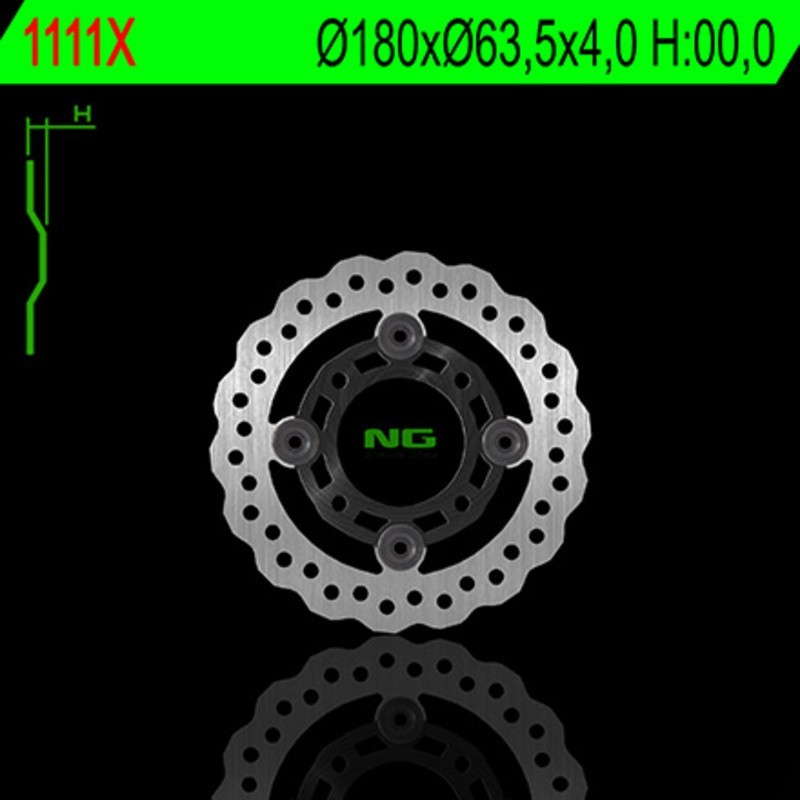 Frenos de disco ondulado flotante NG BRAKES - ref 1111X