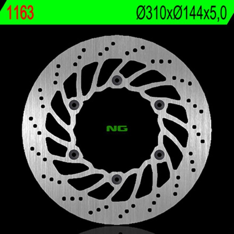 NG BRAKES disco freno fisso tondo - ref 1163