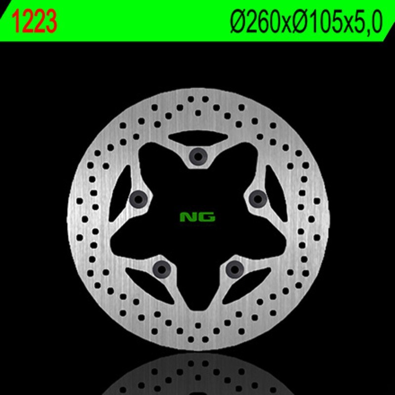NG BRAKES disco freno fisso tondo - ref 1223