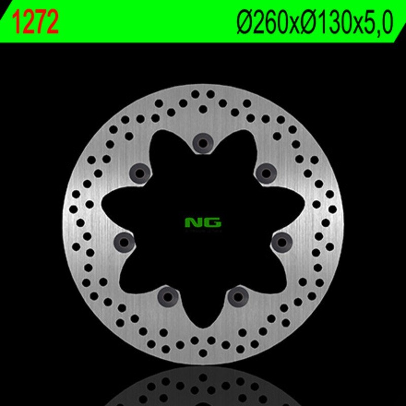 NG BRAKES disco freno fisso tondo - ref 1272