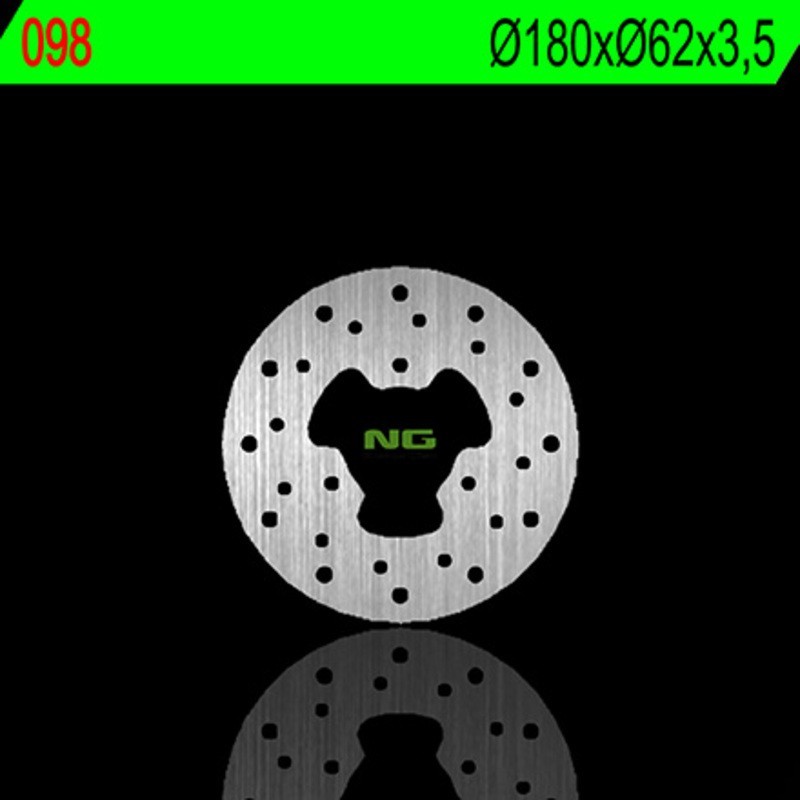 NG BRAKES ronde vaste remschijf - ref 098