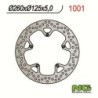 NG BRAKES disco freno fisso tondo - ref 1001