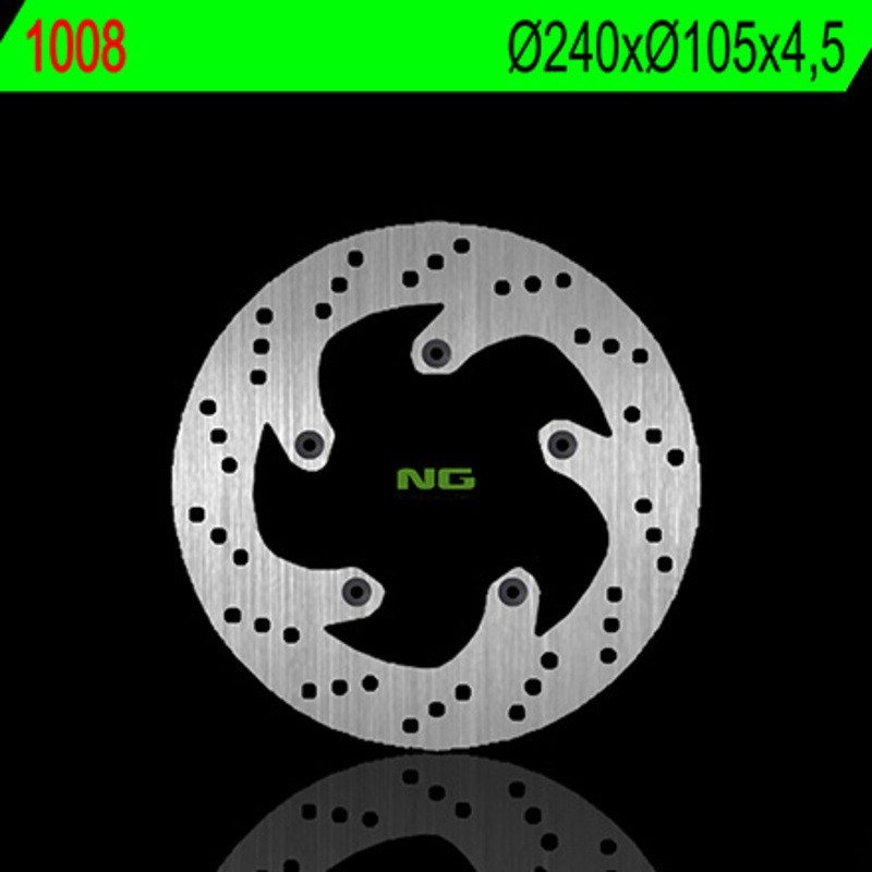 NG BRAKES disco freno fisso tondo - ref 1008