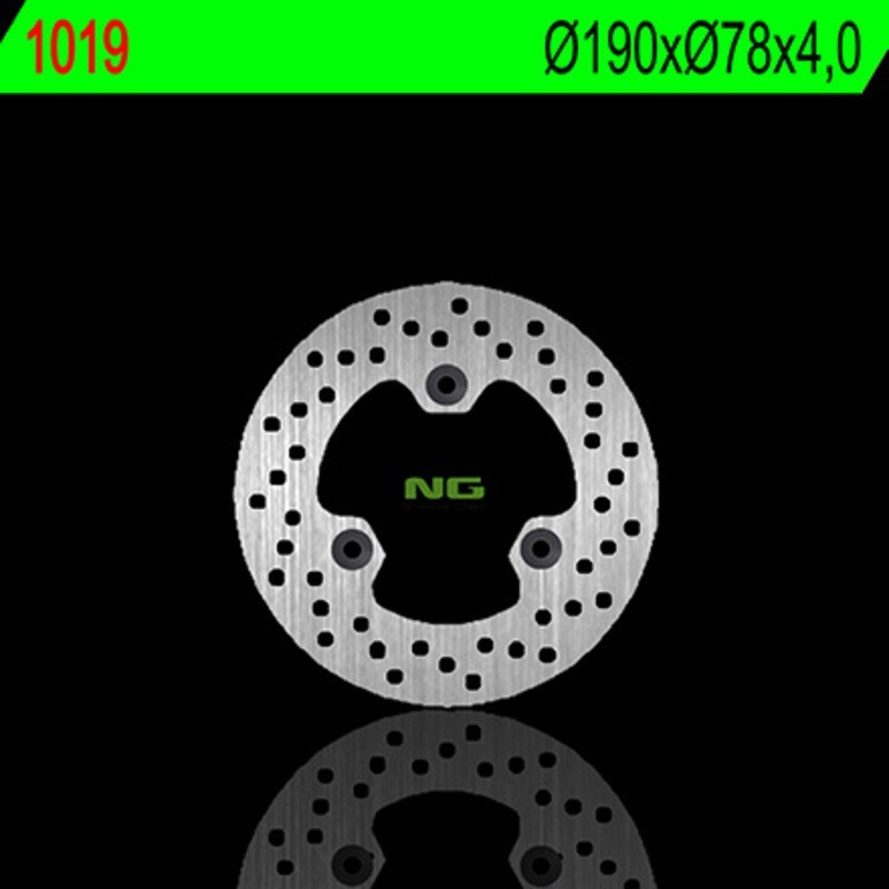 NG BRAKES round fixed brake disc - ref 1019