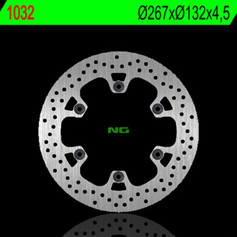 Disque de frein NG BRAKES rond fixe - ref 1032