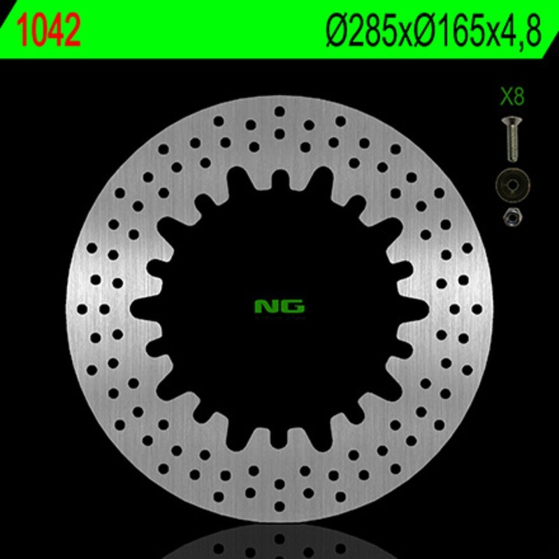 Disque de frein NG BRAKES rond fixe - ref 1042