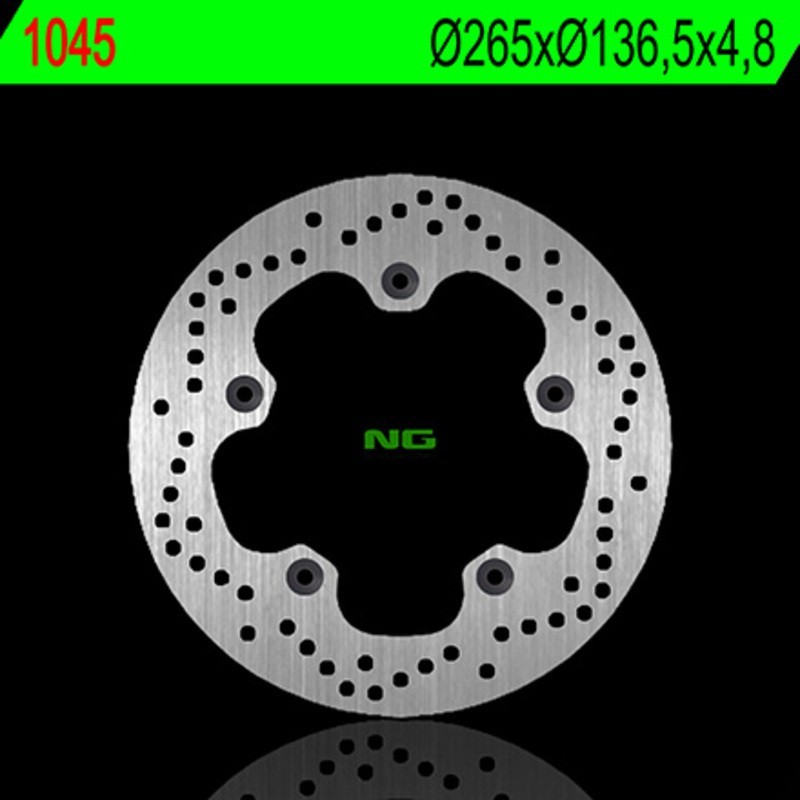 NG BRAKES disco freno fisso tondo - ref 1045