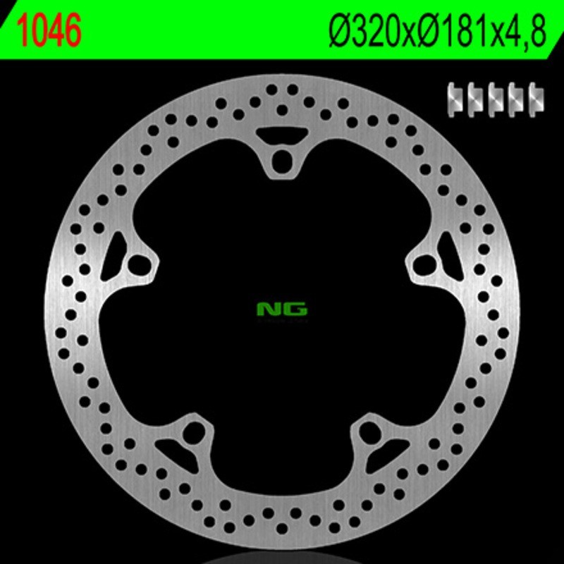NG BRAKES round fixed brake disc - ref 1046