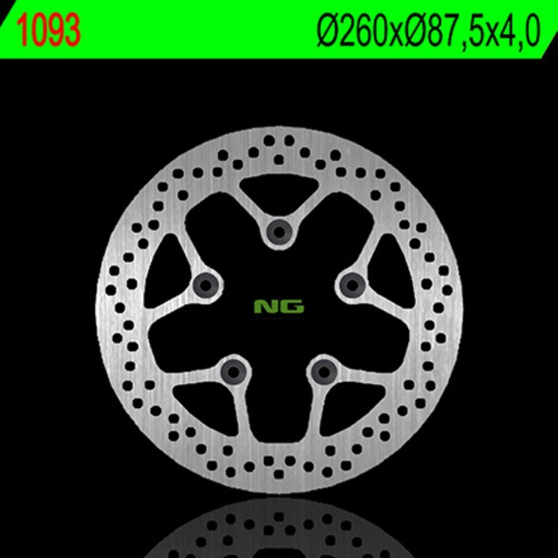 NG BRAKES disco freno fisso tondo - ref 1093