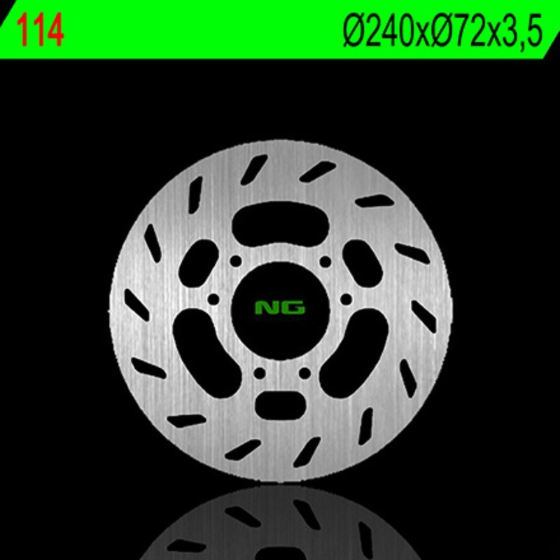NG BRAKES ronde vaste remschijf - ref 114