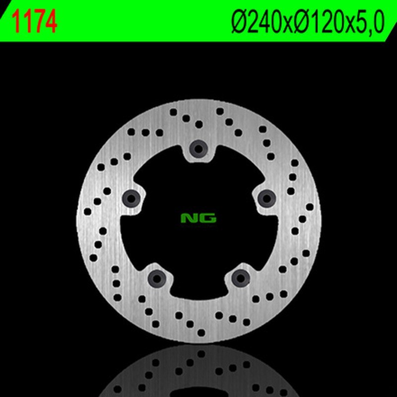 Disque de frein NG BRAKES rond fixe - ref 1174