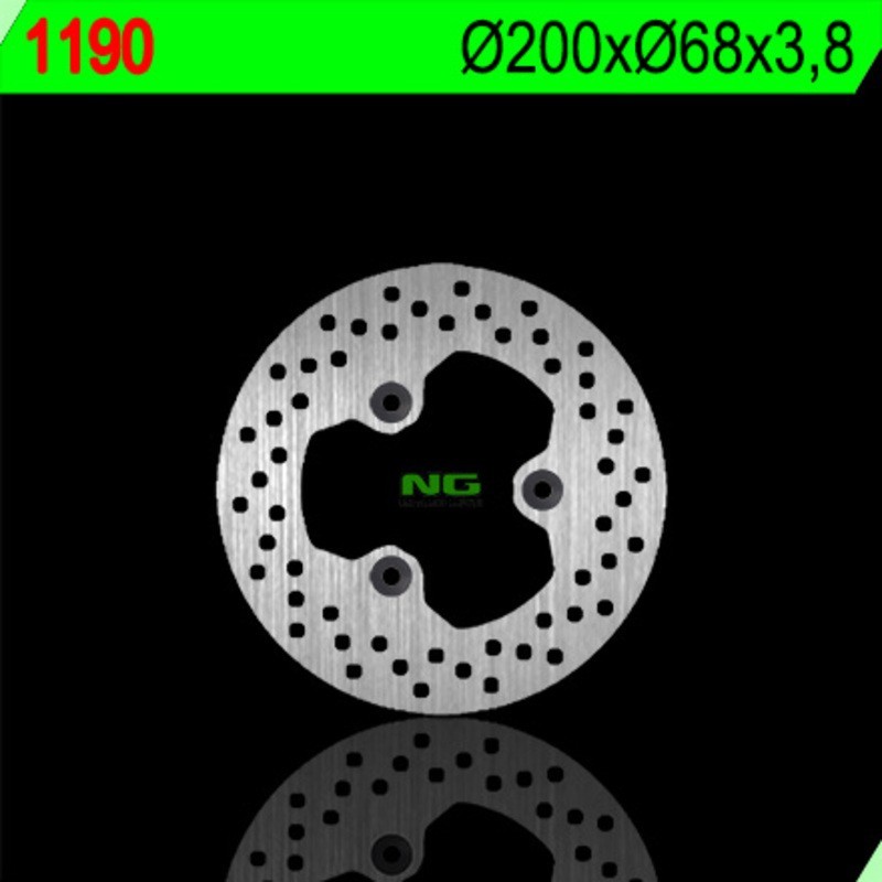 NG BRAKES disco freno fisso tondo - ref 1190