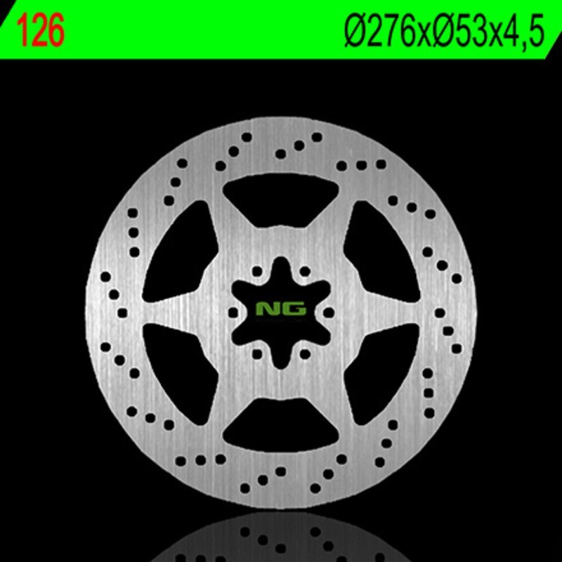 NG BRAKES ronde vaste remschijf - ref 126