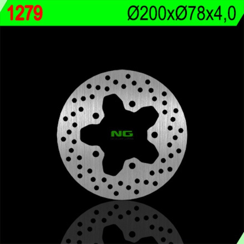 NG BRAKES round fixed brake disc - ref 1279