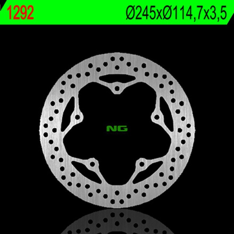 NG BRAKES round fixed brake disc - ref 1292