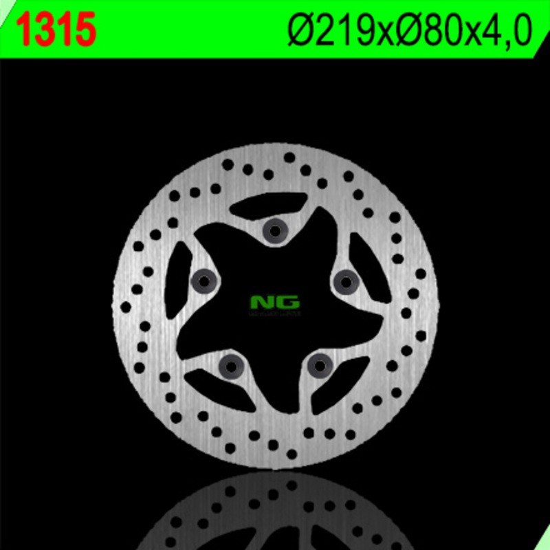 NG BRAKES disco freno fisso tondo - ref 1315