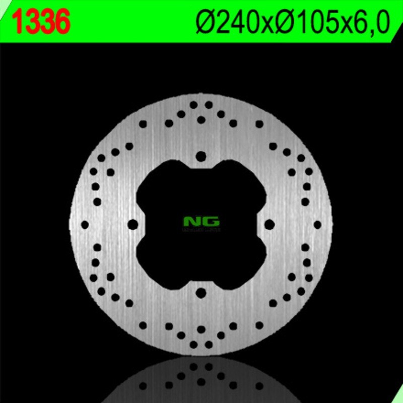 NG BRAKES disco freno fisso tondo - ref 1336