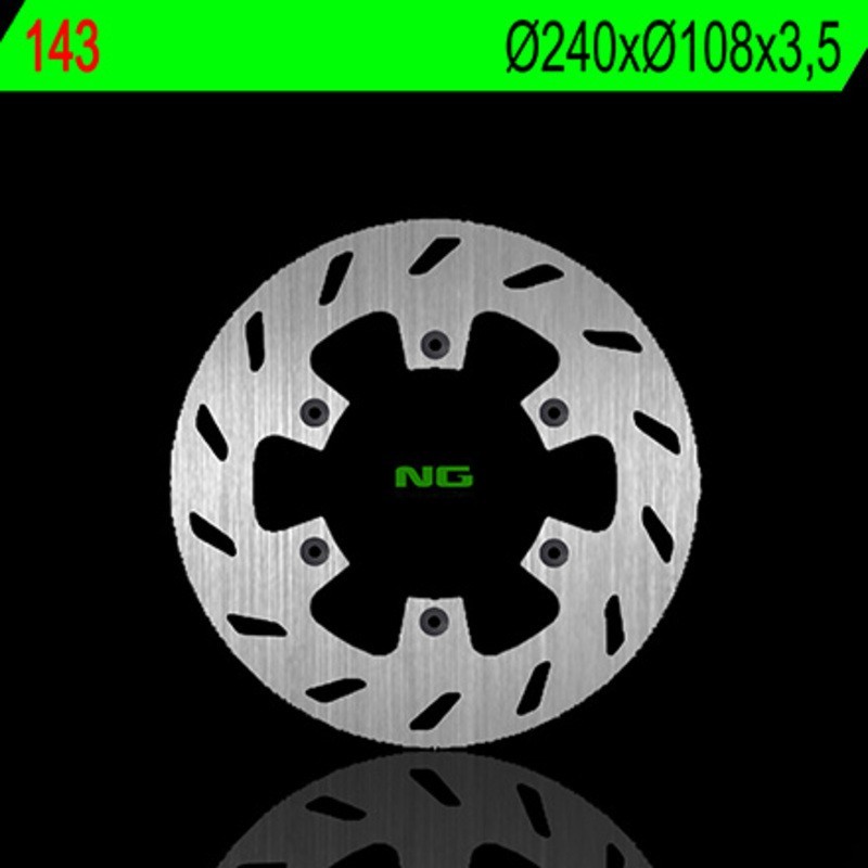 NG BRAKES ronde vaste remschijf - ref 143