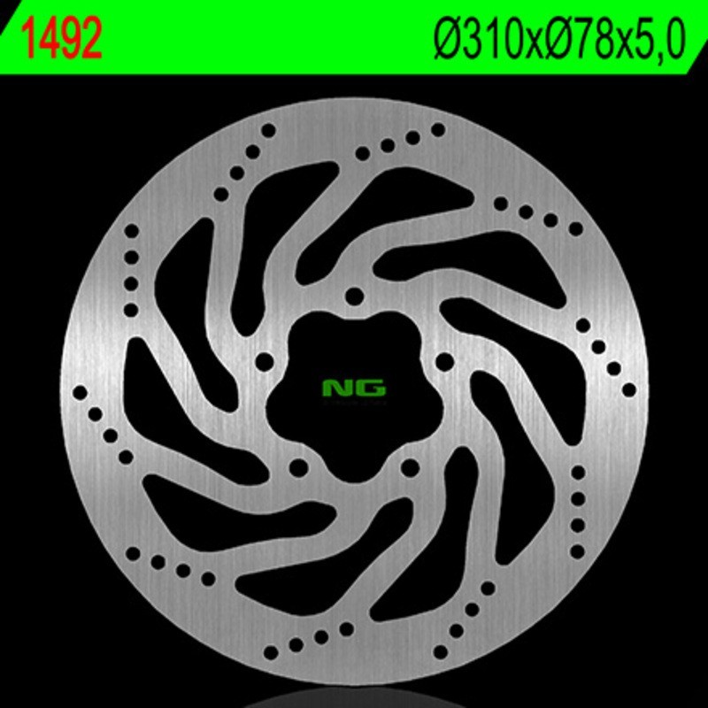 Disque de frein NG BRAKES rond fixe - ref 1492