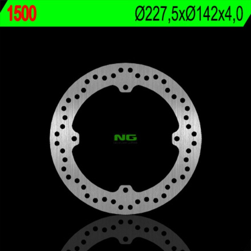 NG BRAKES rund fast bromsskiva - ref 1500