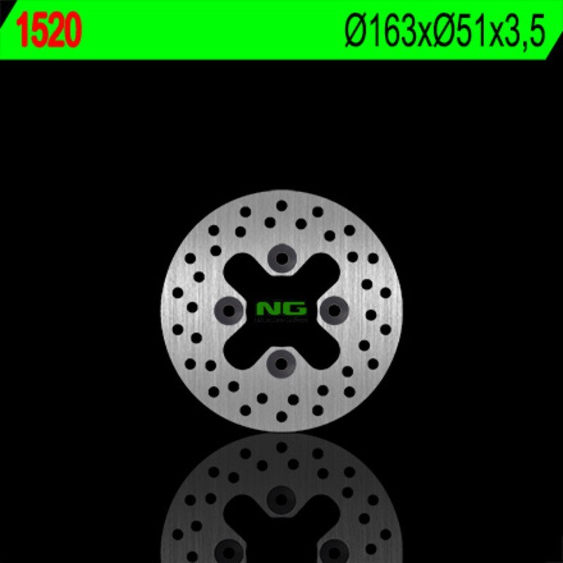Disque de frein NG BRAKES rond fixe - ref 1520