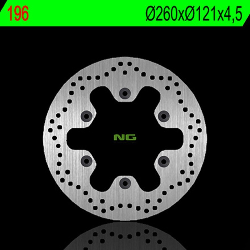 NG BRAKES disco freno fisso tondo - ref 196