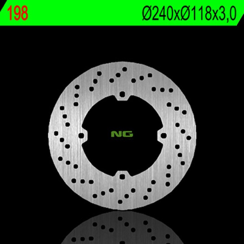 NG BRAKES disco freno fisso tondo - ref 198