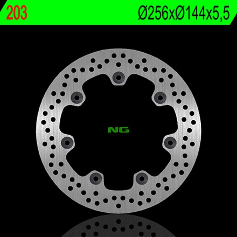 NG BRAKES ronde vaste remschijf - ref 203