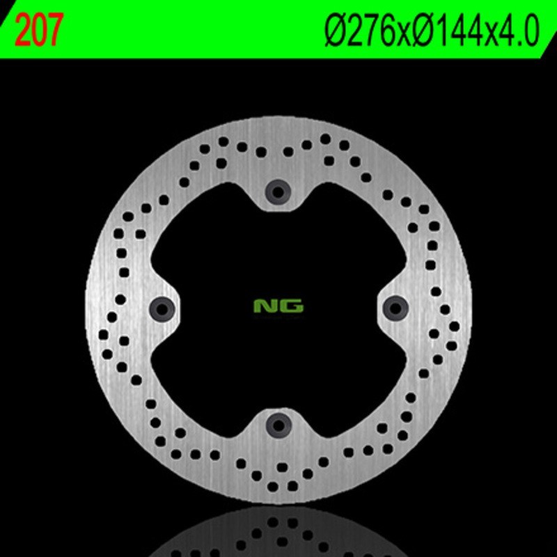 NG BRAKES ronde vaste remschijf - ref 207