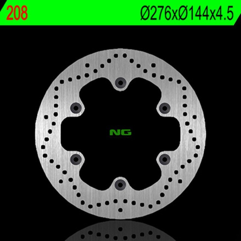 NG BRAKES ronde vaste remschijf - ref 208