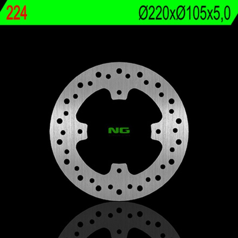 NG BRAKES ronde vaste remschijf - ref 224