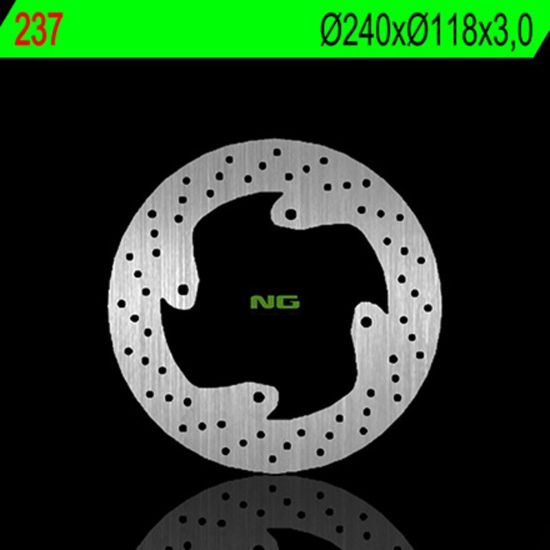 NG BRAKES disco freno fisso tondo - ref 237
