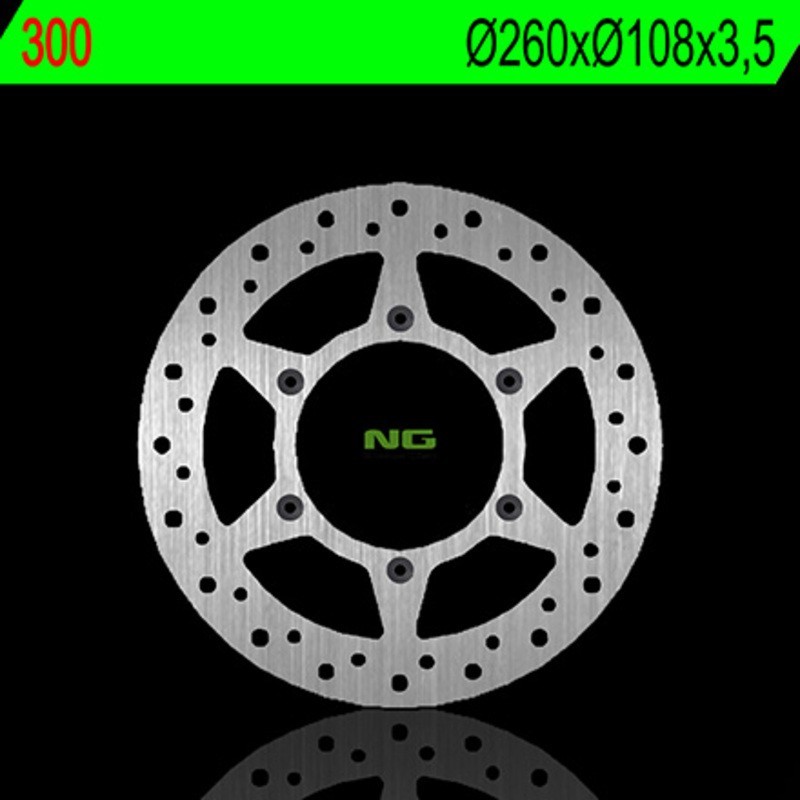 NG BRAKES disco freno fisso tondo - ref 300