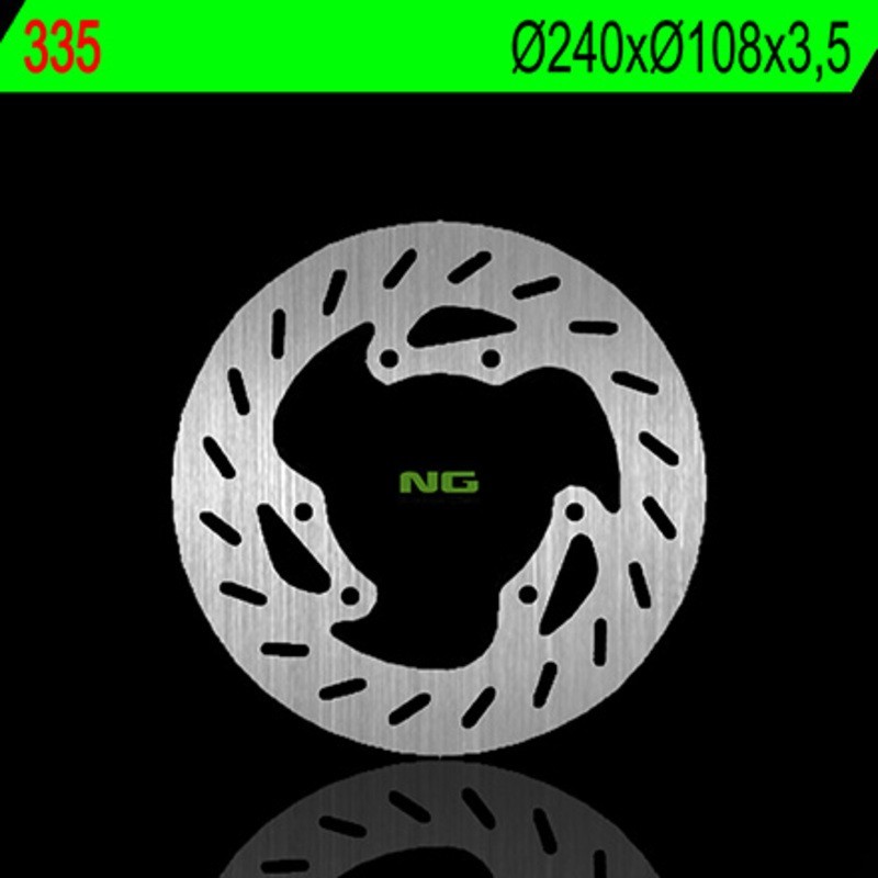 NG BRAKES ronde vaste remschijf - ref 335