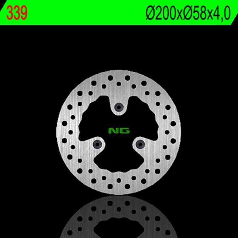 NG BRAKES ronde vaste remschijf - ref 339