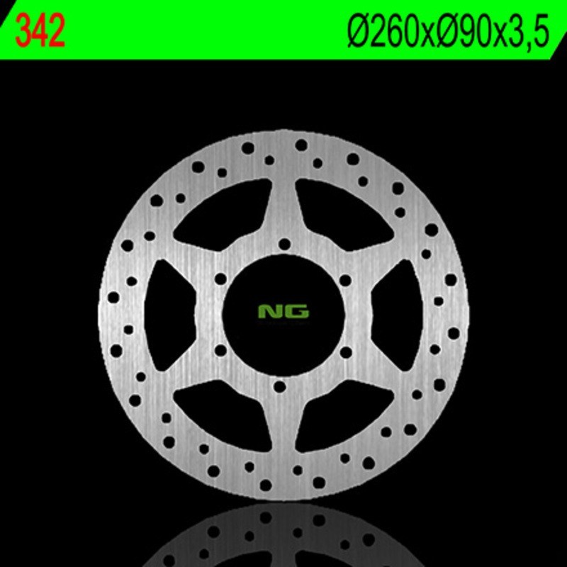 NG BRAKES ronde vaste remschijf - ref 342