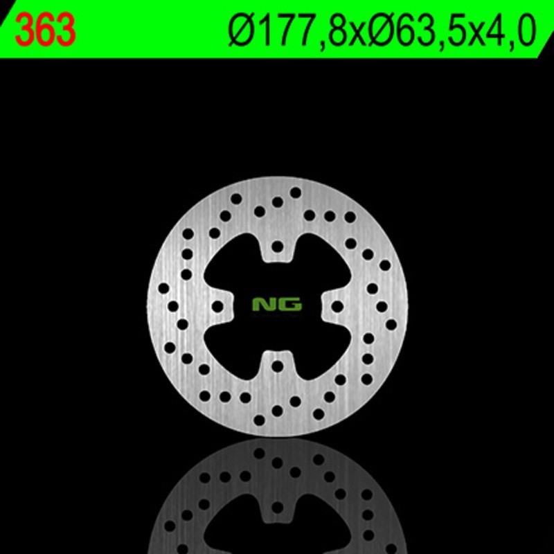 NG BRAKES ronde vaste remschijf - ref 363