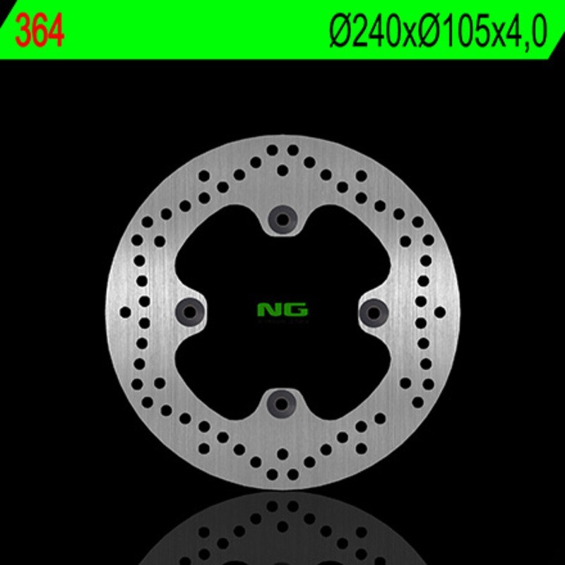 NG BRAKES ronde vaste remschijf - ref 364