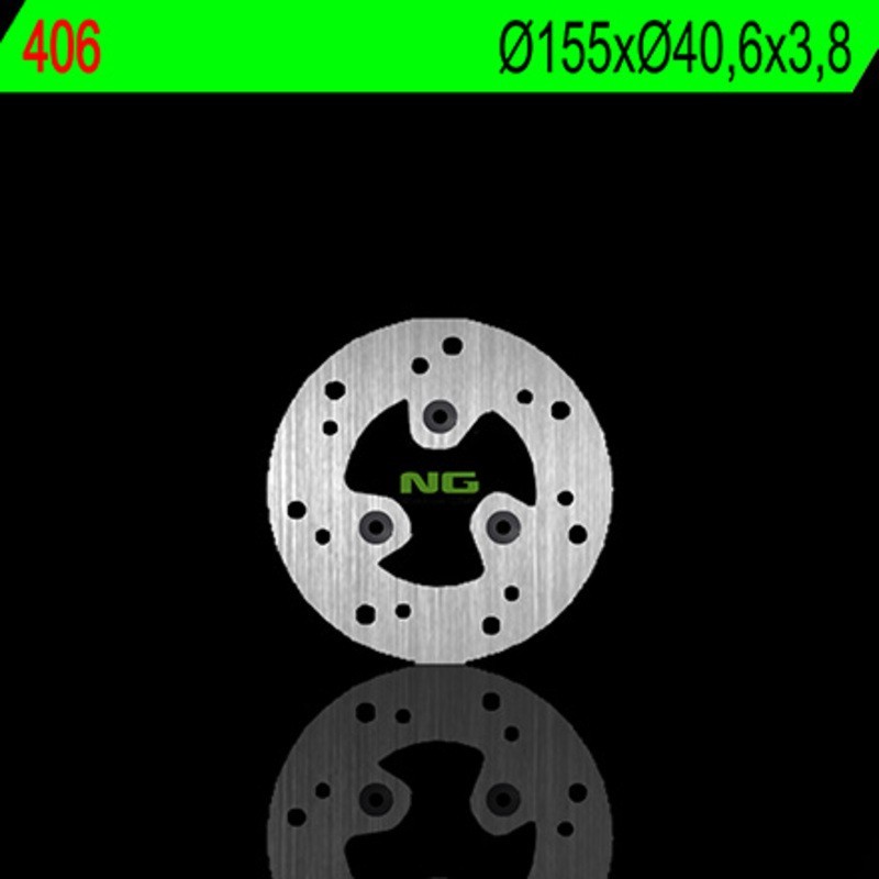 NG BRAKES disco freno fisso tondo - ref 406