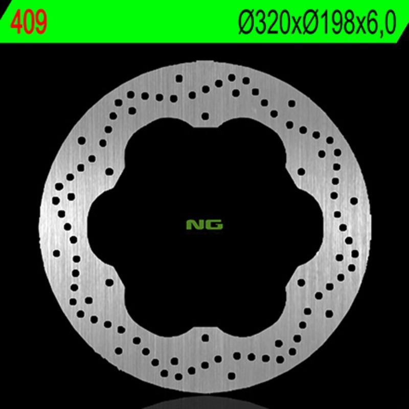 NG BRAKES disco freno fisso tondo - ref 409