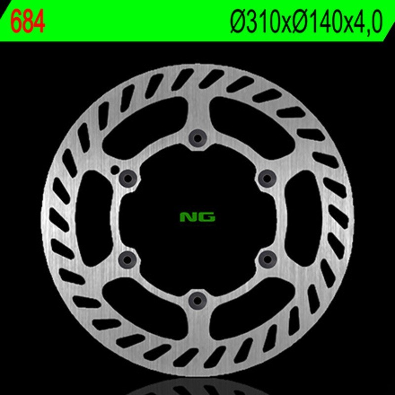 NG BRAKES ronde vaste remschijf - ref 684