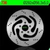 NG BRAKES disco freno fisso tondo - ref 736