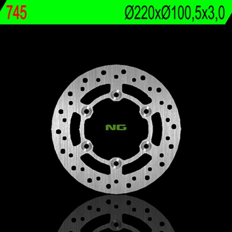 NG BRAKES disco freno fisso tondo - ref 745