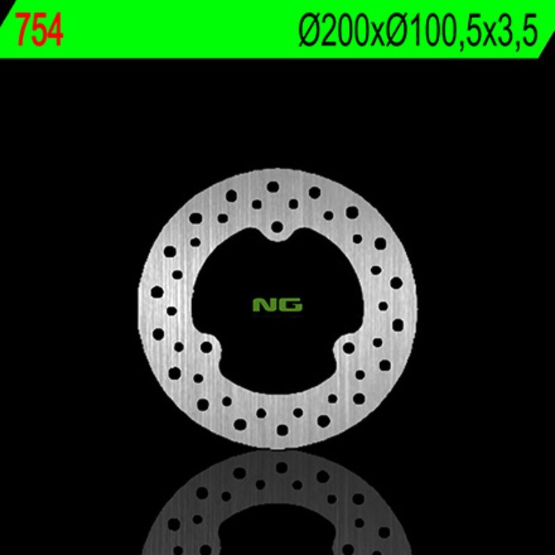 NG BRAKES disco freno fisso tondo - ref 754