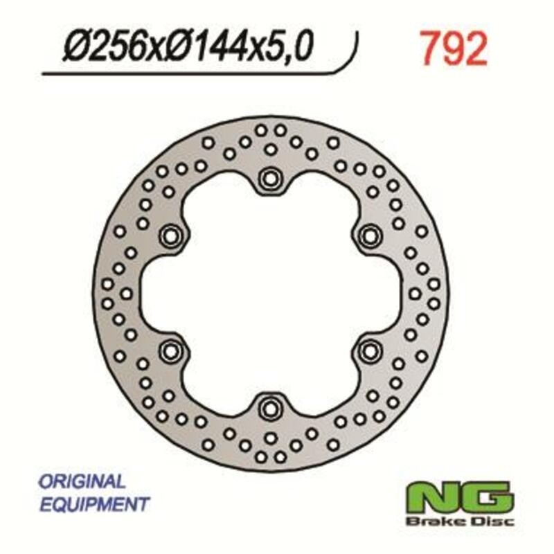 NG BRAKES disco freno fisso tondo - ref 792