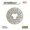 NG BRAKES disco freno fisso tondo - ref 843