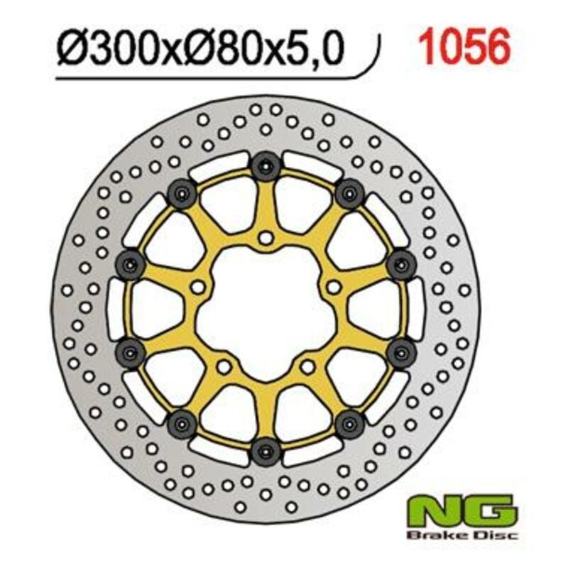 NG BRAKES disco freno flottante tondo - ref 1056