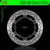 NG BRAKES disco freno flottante tondo - ref 1195